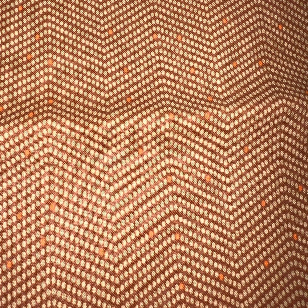Fall Thanksgiving Fabric - Chevron Pattern - 23" x 43"